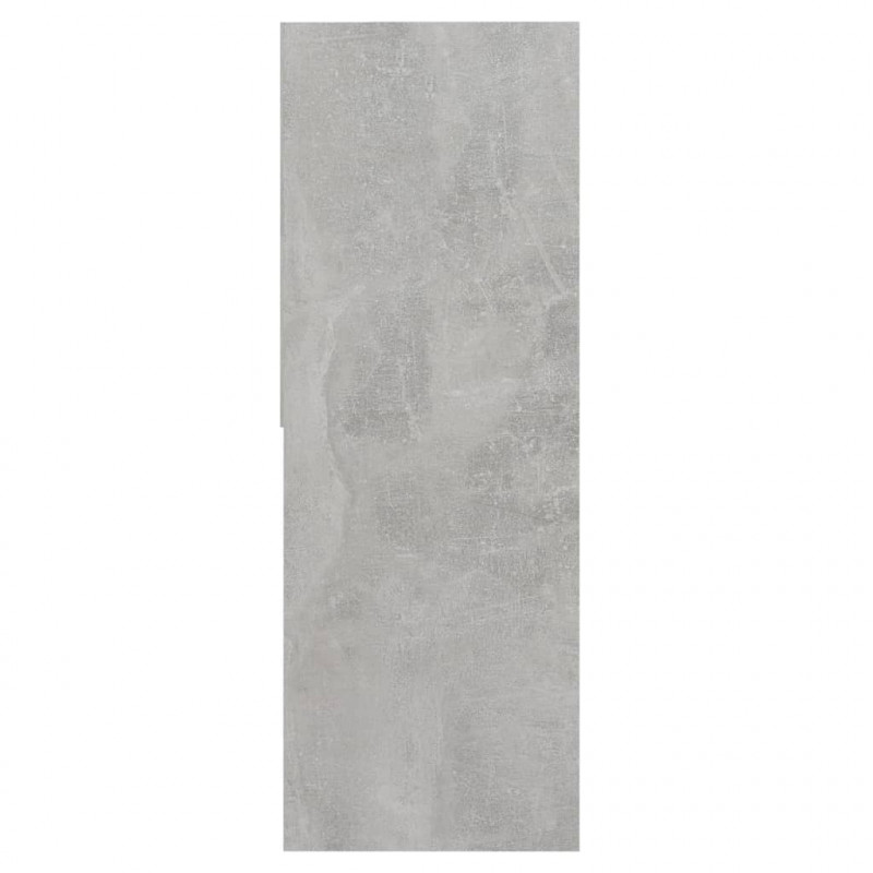 Regał na książki, betonowy szary, 67x24x161 cm