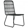 3-cz. zestaw mebli ogrodowych, rattan PE i szkło