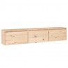 Szafki pod TV, 3 szt., lite drewno sosnowe