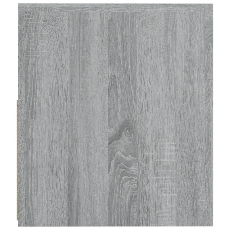 Szafki nocne z LED, 2 szt., szary dąb sonoma, 60x35x40 cm