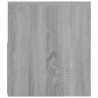 Szafki nocne z LED, 2 szt., szary dąb sonoma, 60x35x40 cm