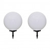 Lampy do oświetlenia ścieżki, 2 szt, LED, 50 cm, ze szpikulcami