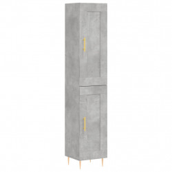 Wysoka szafka, szarość betonu, 34,5x34x180 cm