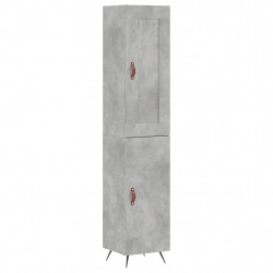 Wysoka szafka, szarość betonu, 34,5x34x180 cm