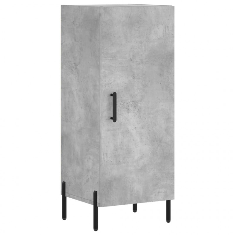 Wysoka szafka, szarość betonu, 34,5x34x180 cm