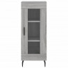 Wysoka szafka, szary dąb sonoma, 34,5x34x180 cm