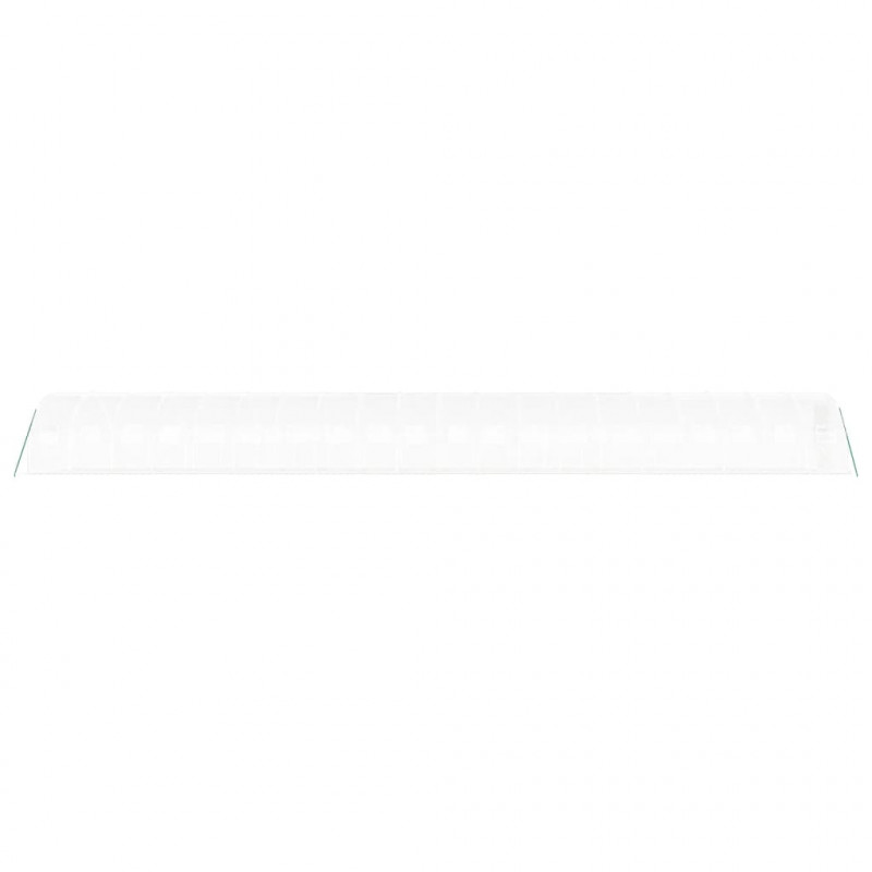 Szklarnia ze stalową ramą, biała, 60 m², 20x3x2 m