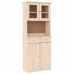 Kredens ALTA, 77x35x188 cm, lite drewno sosnowe