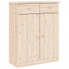 Kredens ALTA, 77x35x188 cm, lite drewno sosnowe