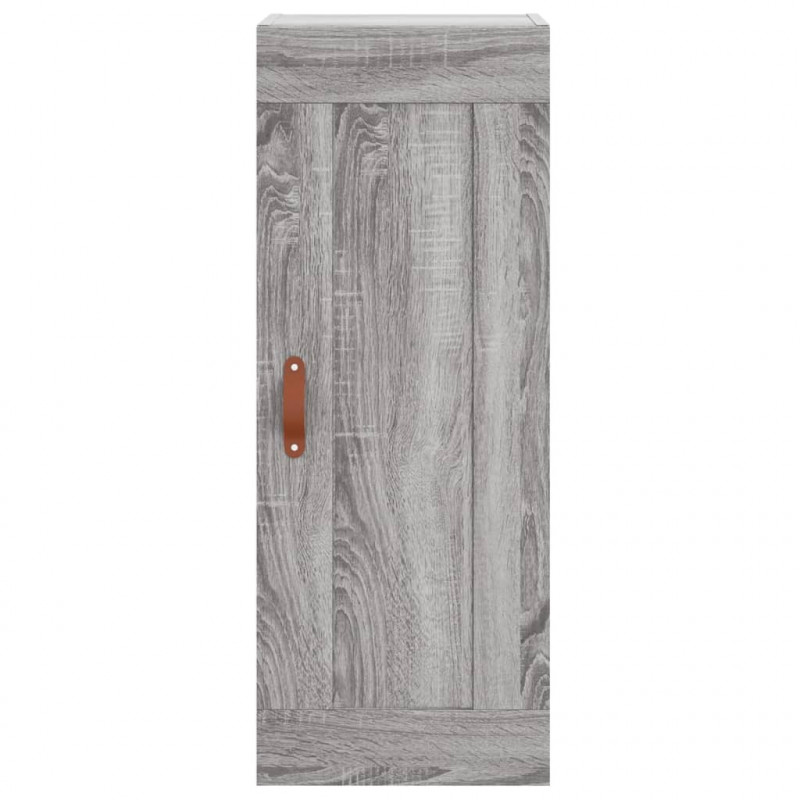 Wysoka szafka, szary dąb sonoma, 34,5x34x180 cm