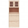 Kredens ALTA, 77x35x188 cm, lite drewno sosnowe