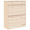 Kredens ALTA, 77x35x188 cm, lite drewno sosnowe