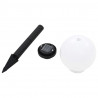 Lampy solarne do ogrodu, 6 szt., LED, kuliste, 20 cm, RGB