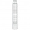 Kosze gabionowe, 2 szt, 200x50x220/240 cm, galwanizowane żelazo
