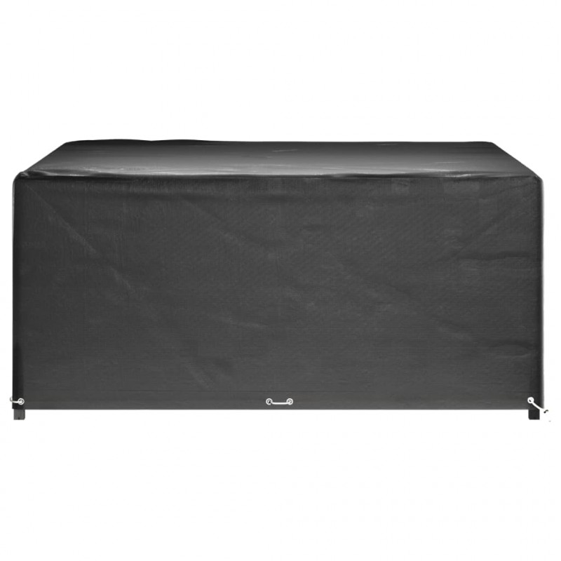 Pokrowce na meble ogrodowe, 2 szt., 16 oczek, 250x250x90 cm