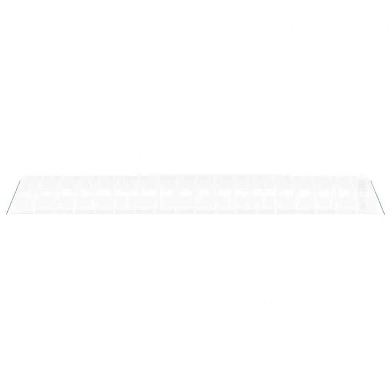 Szklarnia ze stalową ramą, biała, 72 m², 18x4x2 m