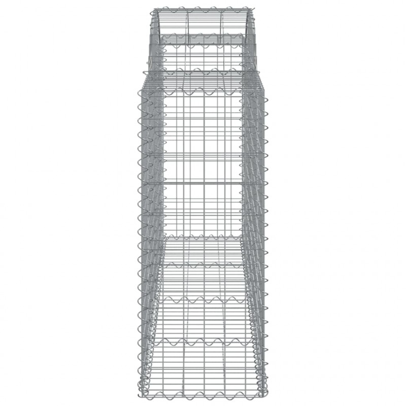 Kosze gabionowe, 30 szt, 200x50x100/120cm, galwanizowane żelazo