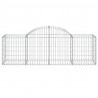 Kosze gabionowe, 20 szt, 200x50x60/80 cm, galwanizowane żelazo