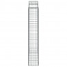 Kosze gabionowe, 8 szt, 200x50x220/240 cm, galwanizowane żelazo