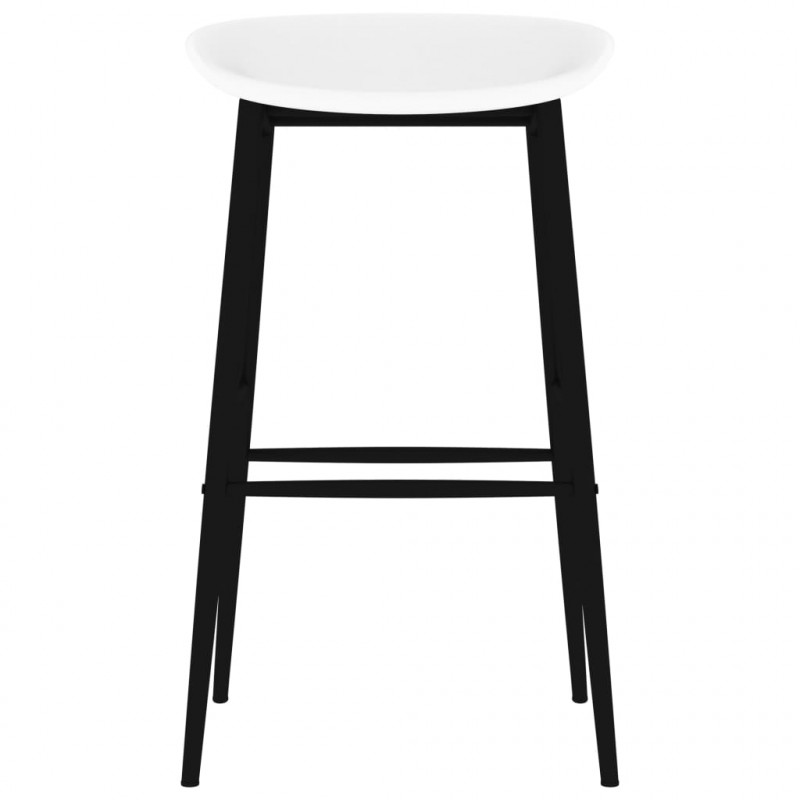 5-częściowy zestaw mebli barowych, czarno-biały