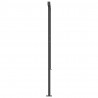 Ręcznie zwijana markiza ze słupkami, 5x3,5 m, kremowa