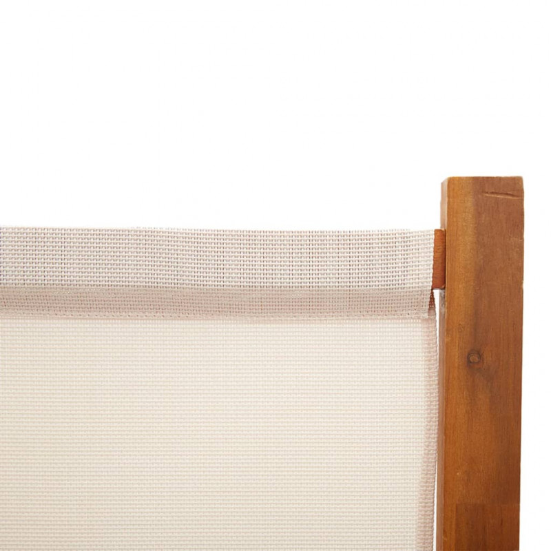 Parawan 6-panelowy, kremowy, 420 x 180 cm