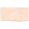 Półka, 60x30x(2-4) cm, surowe lite drewno dębowe