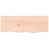 Półka, 80x30x(2-6) cm, surowe lite drewno dębowe