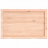 Półka, 80x50x(2-6) cm, surowe lite drewno dębowe