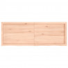 Półka, 140x50x(2-4) cm, surowe lite drewno dębowe
