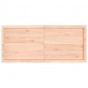 Półka, 140x60x(2-4) cm, surowe lite drewno dębowe