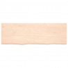 Półka, 180x60x(2-4) cm, surowe lite drewno dębowe