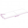 Półka, 180x60x(2-4) cm, surowe lite drewno dębowe