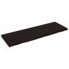 Półka, ciemnobrązowa, 180x60x(2-6) cm, wykończone drewno dębowe