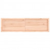 Blat stołu, 140x40x(2-6)cm surowy, lity dąb naturalną krawędzią