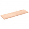 Blat stołu, 160x50x(2-4)cm surowy, lity dąb naturalną krawędzią