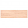Blat stołu, 220x60x(2-6)cm, surowy lity dąb naturalną krawędzią