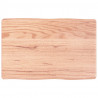 Blat, jasnobrązowy 60x40x(2-6) cm drewno z naturalną krawędzią