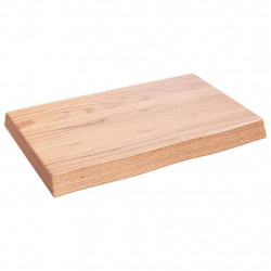 Blat, jasnobrązowy 60x40x(2-6) cm drewno z naturalną krawędzią