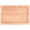 Blat, jasnobrązowy 60x40x(2-6) cm drewno z naturalną krawędzią
