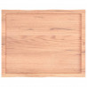 Blat, jasnobrązowy 80x60x(2-6) cm drewno z naturalną krawędzią
