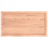 Blat, jasnobrązowy 100x50x(2-6)cm drewno z naturalną krawędzią
