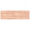 Blat, jasnobrązowy 160x50x(2-6) cm drewno z naturalną krawędzią