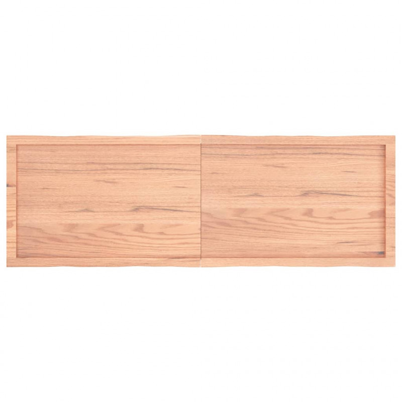 Blat, jasnobrązowy 160x50x(2-6) cm drewno z naturalną krawędzią