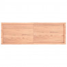 Blat, jasnobrązowy 160x50x(2-6) cm drewno z naturalną krawędzią