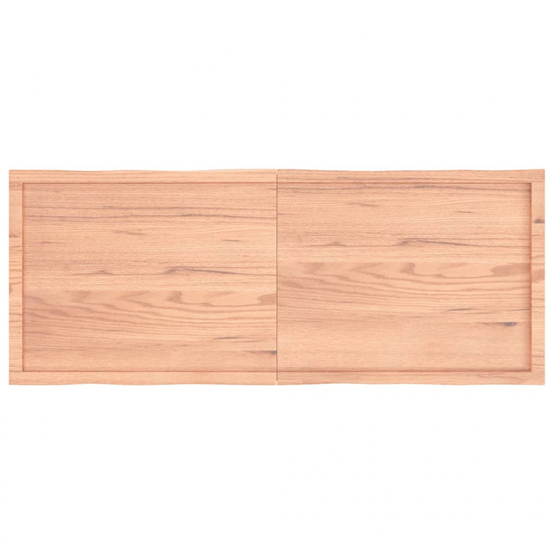 Blat, jasnobrązowy 160x60x(2-6) cm drewno z naturalną krawędzią