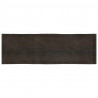 Blat ciemnobrązowy 200x60x(2-6) cm drewno z naturalną krawędzią
