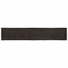 Blat ciemnobrązowy 220x40x(2-6) cm drewno z naturalną krawędzią