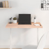 Blat stołu, 80x40x(2-4) cm, surowe lite drewno dębowe