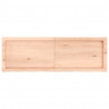 Blat stołu, 120x40x(2-6) cm, surowe lite drewno dębowe